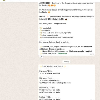 Nichts mehr verpassen! Folge unserem WhatApp-Kanal.